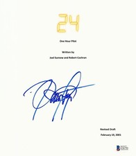DENNIS HAYSBERT SIGNED 24 FULL PILOT SCRIPT SCREENPLAY AUTHENTIC AUTO BECKETT picture