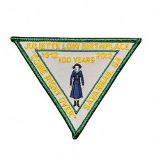 Girl Scout Patch Juliette Low Birthplace 100 Years 1912–2012 GA Founder Daisy picture