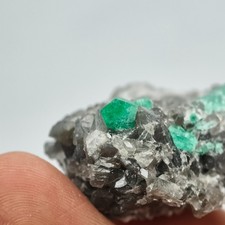 VERY CLEAR NATURAL EMERALD CRYSTAL ON MATRIX  FROM MUZO - COLOMBIA 26.3 grams picture