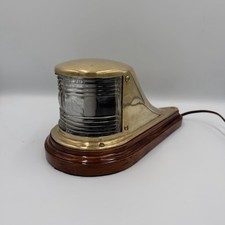 Rare Kilborn-Sauer Nautical Brass Boat Searchlight Table Lamp – Rewired picture