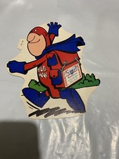Vtg BUD MAN Budweiser Beer Delivery Sticker Decal Cape Old Stock picture