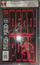 DEADPOOL #1 9.8 GRADED SIGNATURE SERIES ROB LIEFELD RARE NEWSSTAND VARIANT 1993 picture