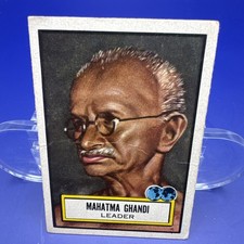 1952 Topps Look N See Mahatma Gandhi #65 (crease) picture