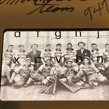 Vintage Photograph Slide Willoughby Ohio Willoughby Beach Baseball Team picture