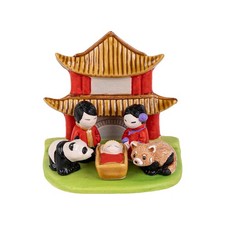 Chinese “A” Nativity Scene – Handmade Clay Art picture
