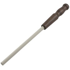 Arkansas Ceramic Knife Sharpening Stick Wood Handle 12
