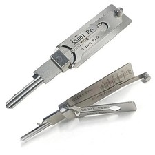 2-in-1 Stainless Steel Key Decoder SS001 PRO Lock Decoder Repair Tools-Free Ship picture