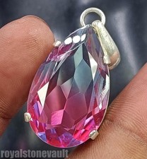 Rare 53.65 Ct Ametrine Pear Cut Pendant IGL 925 Solid Silver with Chain 5ADW picture