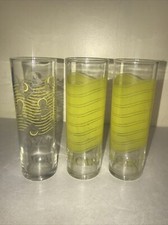 SET of 3 BACARDI LIMON RUM HIGHBALL 7 1/8