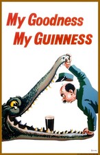 Guiness Beer Vintage Advertisement Poster Art Premium Photo Print 4 Sizes #7 picture
