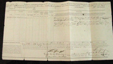 CIVIL WAR MISSOURI 9TH MISSOURI CAVALRY SIGNED  UNION MUSTER OUT ROLL 1865 picture