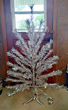 60s Star Band Pom Pom Sparkler Aluminum Christmas Tree 4 Ft 52 Branches COMPLETE picture