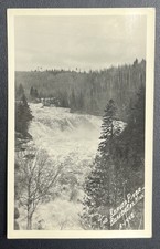 RPPC Real Photo Postcard Beaver River Beaver Bay Lake County Minnesota Hamilton picture