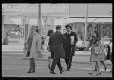 Photo:Washington D.C. 1974 Black Pedestrians Crossing Street Downtown picture