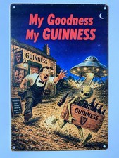Guinness Beer Metal Sign - My Goodness My Guinness Retro Vintage Irish Stout picture