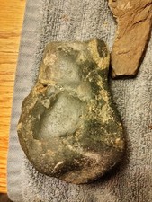 Native American Wisconsin Artifact Grinding Stone Paleo Stone Tool Indian picture