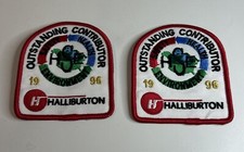 2 Halliburton Oil Co Patch / Outstanding Contributor / Oilfield / 1996 / Energy picture