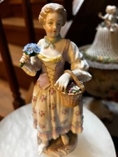 1774-1815 Antique Marconi period Old Meissen Figurine Doll 7.9inch picture