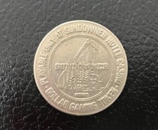 Vintage Sundowner Hotel Casino 1980 One Dollar Gambling Token. picture