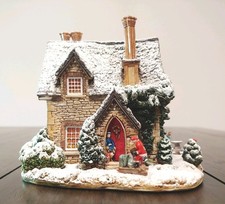 Lilliput Lane Christmas Party Cottage L2060 Mint Cond. Original Box & Deeds picture