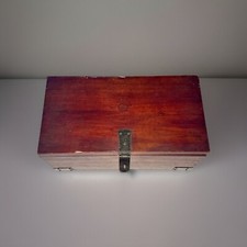 c1910-RARE Antique Roycroft Mission Arts & Crafts  Gumwood “Goodie Box “. picture