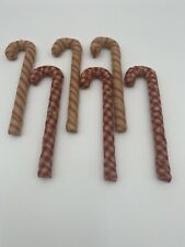 Primitive Christmas Candy Canes Set Of 6 picture