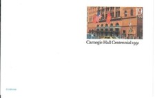 Carnegie Hall Centennial 1991 Stamped Postcard picture