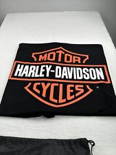 Harley Davidson Throw Blanket 54 x 60” With Drawstring Bag and Keychain picture