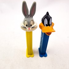 Vintage Pez Dispensers Looney Tunes Bugs Bunny 1993 & Daffy Duck 1998 picture