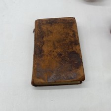 1814 GREEK NEW TESTAMENT NOVUM TESTAMENTUM Isiah Thomas Boston Antique Bible picture