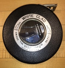 VTG Lufkin HW223 Banner 50 Foot Steel Tape Measure White Clad USA (FREE S&H) picture