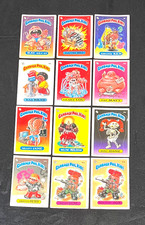 1985 Topps Garbage Pail Kids (12) Series 1 GLOSSY GPK OS1 Card Lot *CgC605* picture