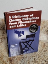A Dictionary of Cinema Quotations from Filmmakers and Critics 2000 Ringler HC picture