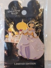 Disney Pin 9485 Princess Ball Stunning Jasmine Purple Outfit & Purple Jem LE New picture