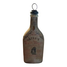 1867 AYER'S HAIR VIGOR J. C. AYER & CO. LOWELL, MASS. USA Bottle W/Label & Cork picture