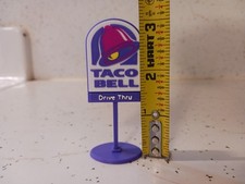 Taco Bell Drive Thru Restaurant Miniature Sign - 3