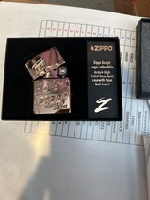 Zippo Lighter Armor Script Zippo 48768 New in box picture