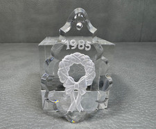 Gorham Lead Crystal 1985 Annual Christmas Ornament picture