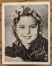 1935 ABC Cinemas Trading Card - Shirley Temple (Scarce). Stamped Handsworth UK. picture