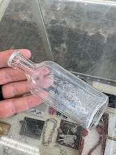 Vintage Persons Inc Medicine Bottle Macon GA Clear Glass Embossed Pharmacy USA picture