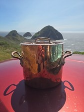 Spectacular Antique French Copper Stockpot☆Old Burgundy France Handmade Copper picture