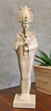 Classical Egyptian God Of Underworld Osiris Holding Crook And Flail Statue 5
