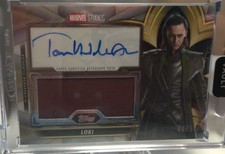 2026 Topps Vault Marvel Tom Hiddleston Loki Auto Relic 44/50 AR-TH Endgame Sofa picture