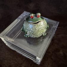 Jeweled Trinket Box BIG BELLY FROG picture