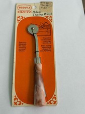 Vintage Scovill DRITZ Deluxe Tracing Wheel Bakelite Handle USA picture