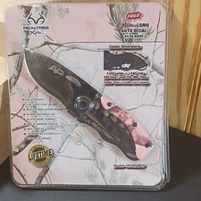 Realtree Xtra Pink Camo  Slim Close Kniife picture