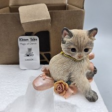 Vtg Country Artists Kitten Tales Magic Of Dance Ca02224 Figurine Ballet Cat New picture