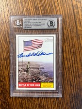 Hershel Woody Williams Signed 2009 Topps #121 Iwo Jima Beckett Medal of Honor picture