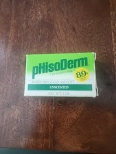 Travel Size Vintage Phisoderm unscented bar soap NIB 1oz Each Green Box picture