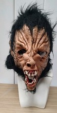 Vintage 1987 BSS Werewolf Halloween Mask Be Something Studios PRISTINE Soft... picture